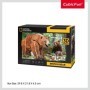 Puzzle 3D National Geographic animale pe cale de disparitie Urs maro 88 piese